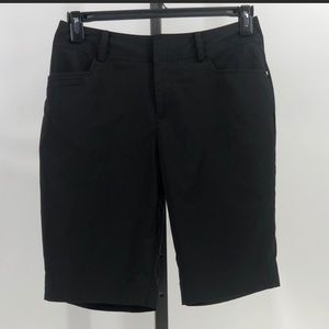 izod golf cool fx shorts black womens size 6